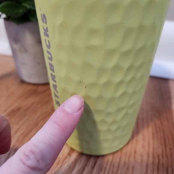 Starbucks 2016 Dimpled Neon Ceramic To Go Mug - Picture 2 of 8